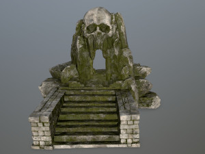 skull cave Modelo 3D