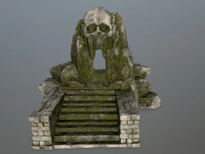 grotta del teschio Modello 3D