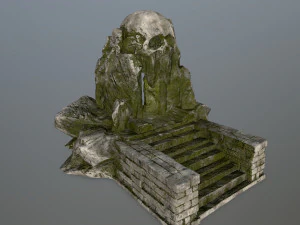skull cave 3D Model