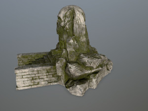 skull cave 3D Модель