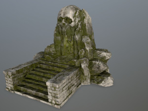 skull cave 3D Модель