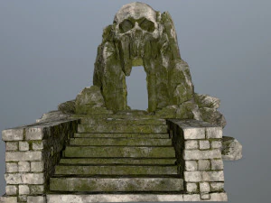 skull cave 3D Model