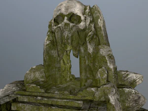 skull cave 3D Model