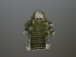 skull cave 3D Модель