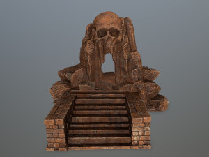 skull cave Modelo 3D