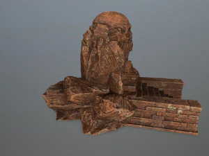 skull cave 3D Model