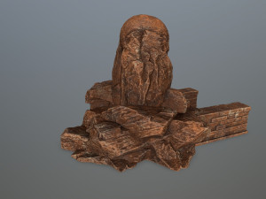skull cave 3Dモデル