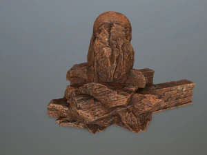 skull cave 3D Model