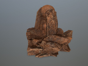 skull cave 3Dモデル