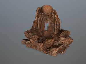 skull cave 3Dモデル