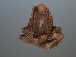 skull cave 3D Model