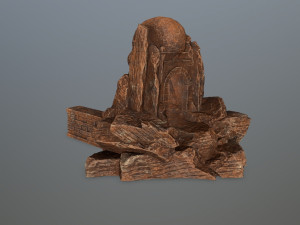 skull cave 3Dモデル