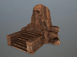 skull cave 3D Model
