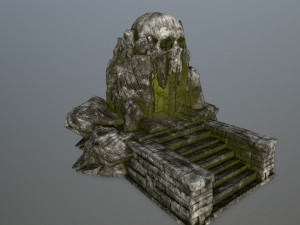 skull cave 3D मॉडल