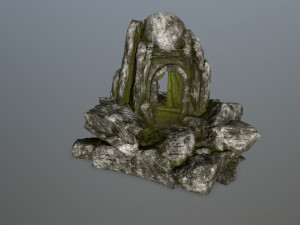 skull cave 3D मॉडल