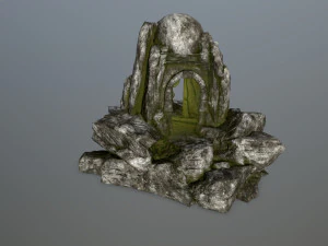 skull cave 3D Model