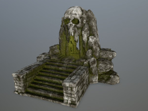 skull cave 3D मॉडल