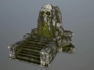 skull cave 3D Model