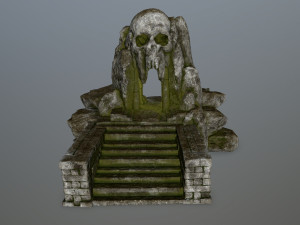 skull cave Modelo 3D