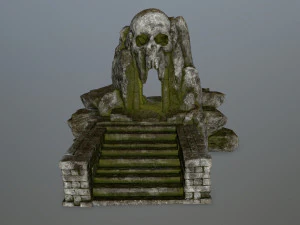skull cave 3D Model