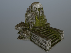 skull cave 3D Модель