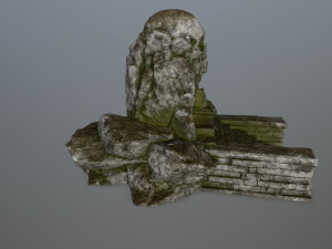 skull cave 3D Модель