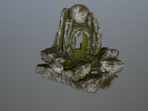 skull cave 3D Модель
