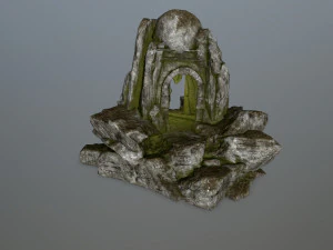 skull cave 3D Model