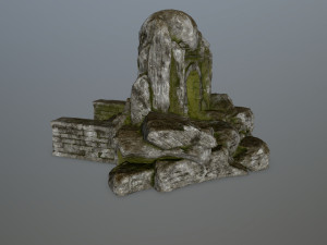 skull cave 3D Модель