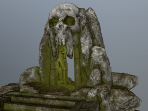 skull cave 3D Модель