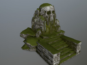 skull cave 3D Model
