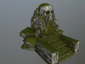 skull cave 3D Model