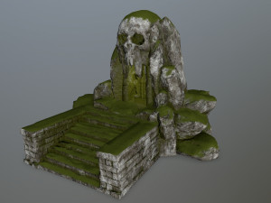skull cave 3D Model