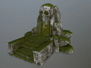 skull cave 3D Model