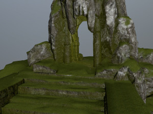 skull cave 3D Model