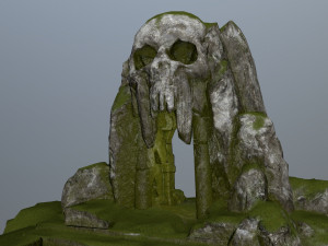 skull cave 3D Model