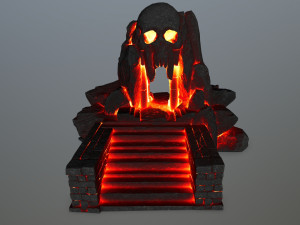skull cave Modèle 3D