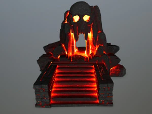 skull cave 3D Model