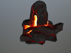 skull cave Modèle 3D
