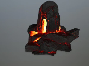 skull cave 3D Model