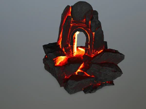 skull cave 3D Model