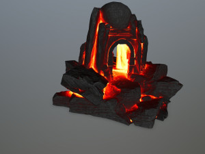 skull cave Modèle 3D