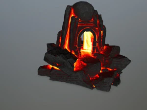 skull cave 3D Model