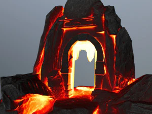 skull cave 3D Model