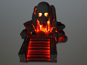 skull cave Modèle 3D