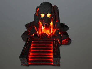 skull cave 3D Model
