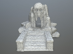 skull cave Modèle 3D
