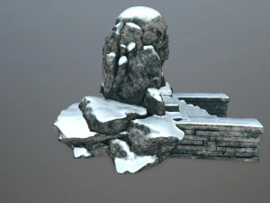 skull cave 3D Model