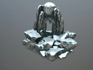 skull cave 3D Model