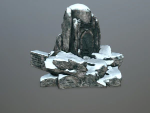 skull cave 3D Model